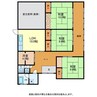 石合貸家 4LDKの間取り