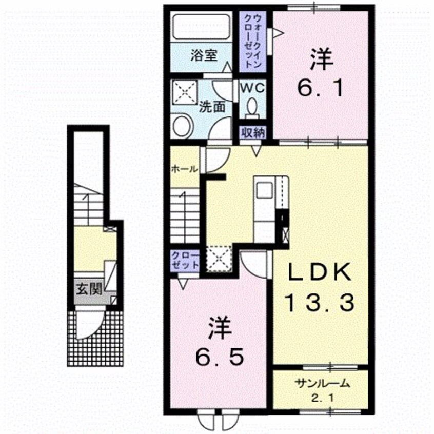 間取図 プラーム小諸I