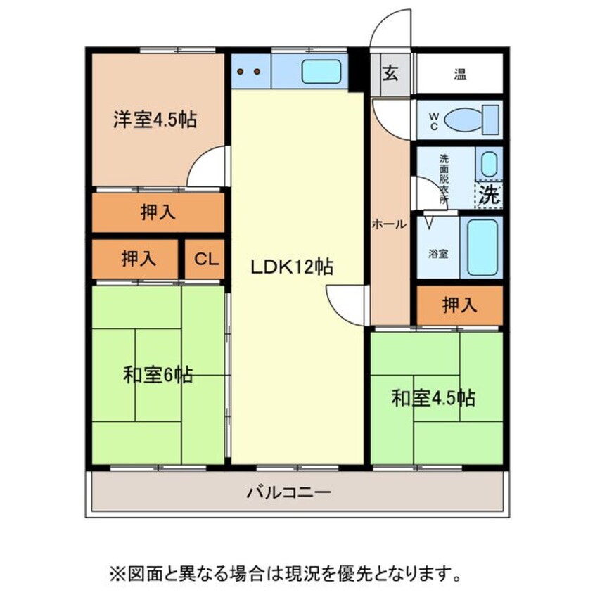 間取図 カスタム取出