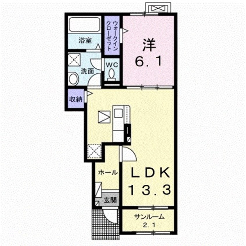 間取図 エアリーハウスG