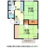 軽井沢マイハイツ 2Kの間取り
