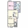リリ西軽井沢Ａ 1LDKの間取り