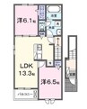 リリ西軽井沢Ａ 2LDKの間取り
