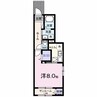 エルマーI 1Kの間取り