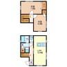 信Home　Ｂ棟 2LDKの間取り