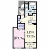 ロイヤルオークIII 1LDKの間取り