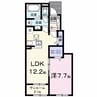 ロイヤルオークIII 1LDKの間取り