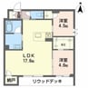 カルムメゾン 2LDKの間取り