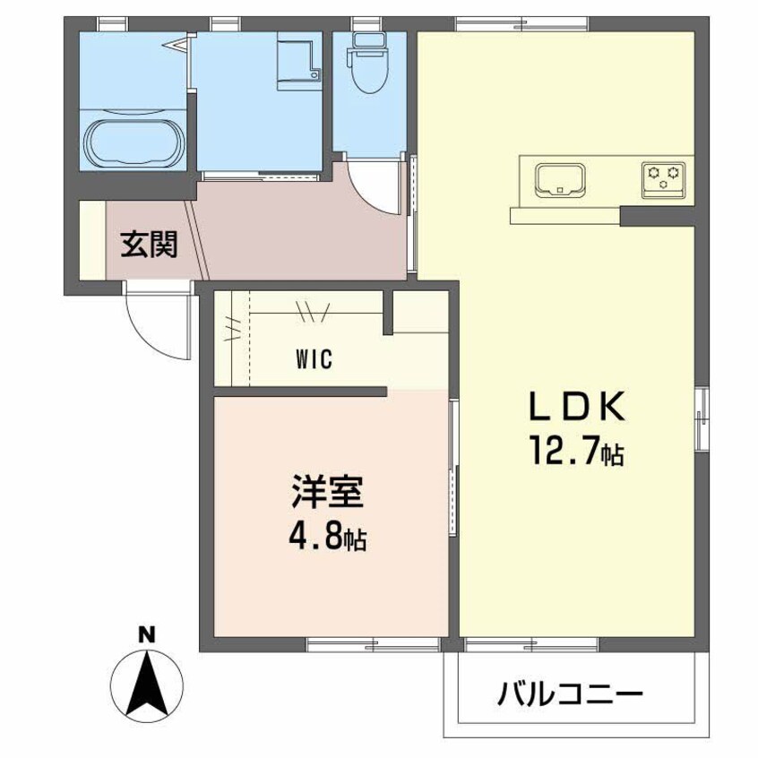 間取図 F・ルミエール