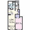 ホップIV 1LDKの間取り