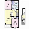 ラ・クラリエールＮの間取図