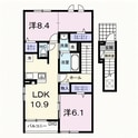 シエル　ブリュの間取図