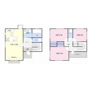 間取図 浅間テラスＡ