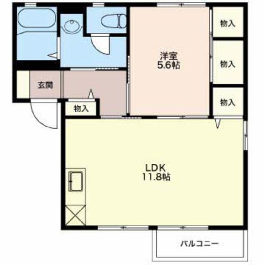間取図 フレグランス西軽井沢N