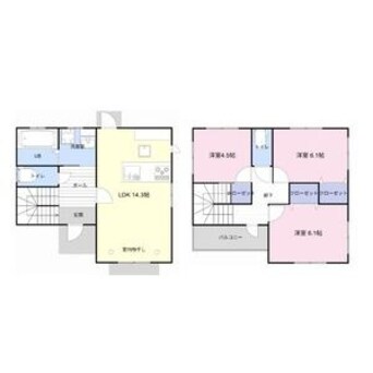 間取図 浅間テラス　Ｂ