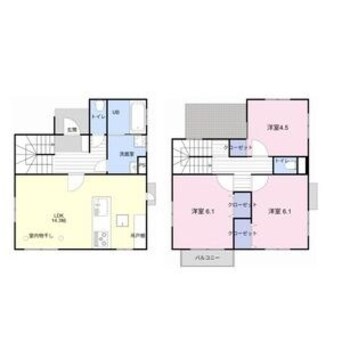 間取図 浅間テラス　Ｃ