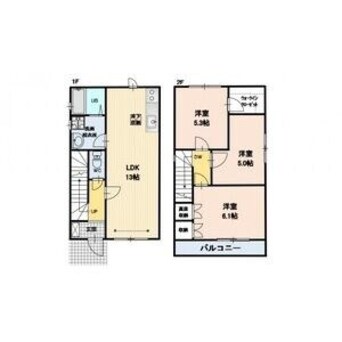 間取図 フラッフィー　Ｂ