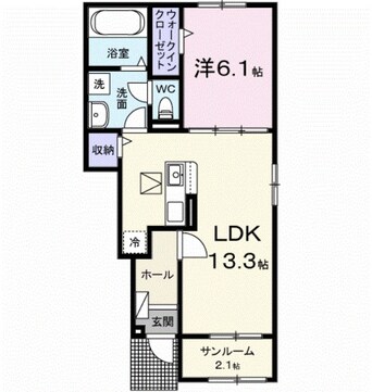 間取図 ホップＶ　Ａ