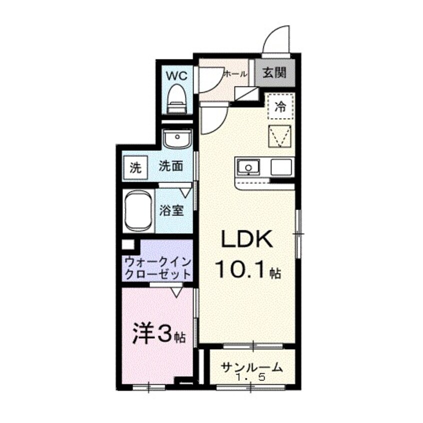 間取図 リーベ佐久currentI