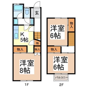 間取図 ニューハイツアオキ