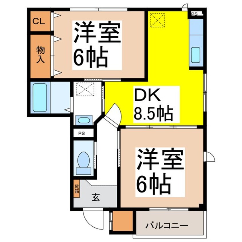 間取図 プラシードカーサ