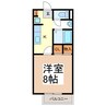 メゾンソレイユ 1Kの間取り