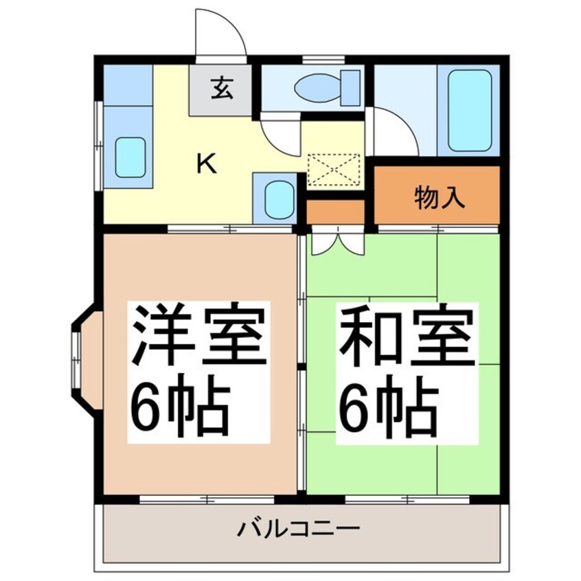 間取図 ホワイトムース