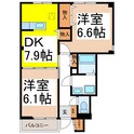 コンフォルターブルの間取図