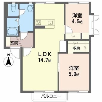 間取図 アデリーヌボアＮ