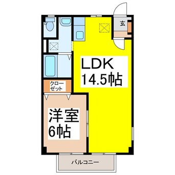 間取図 パティオ五月