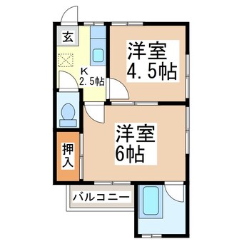 間取図 千曲ハイツＡ
