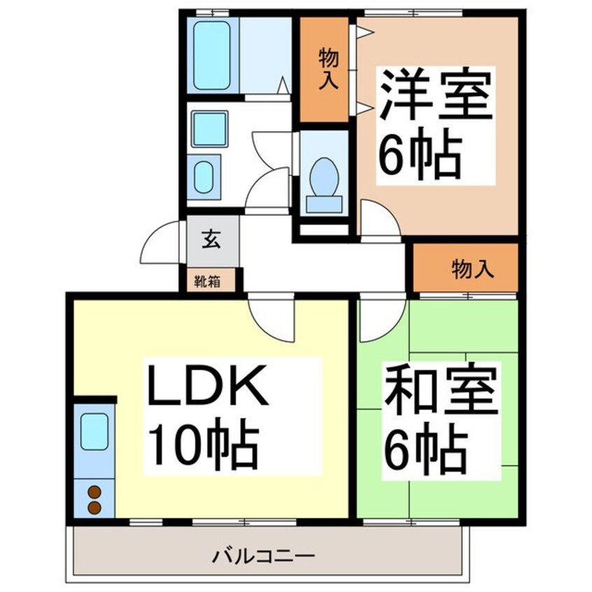 間取図 パークタウン桜堂Ａ棟