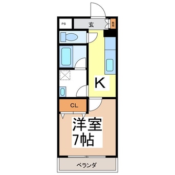 間取図 グランディオールマンション