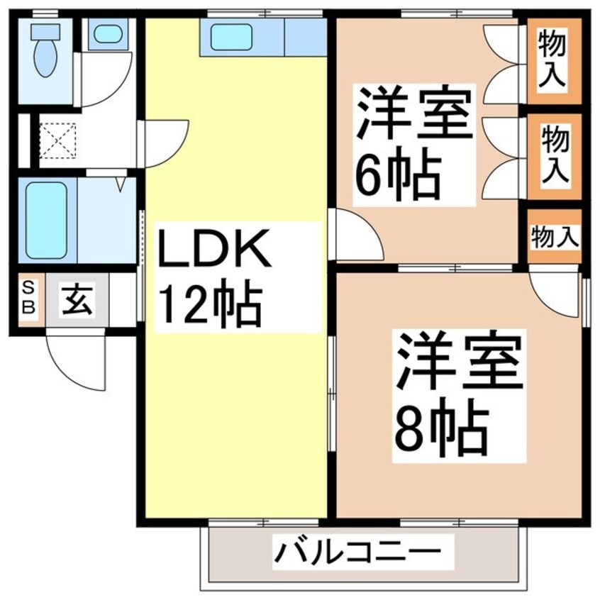 間取図 タウンＪＮＴＫ　Ｂ棟