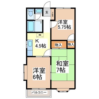 間取図 アネックス篠原