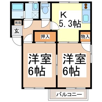 間取図 ベルメゾン昭和Ｎ棟