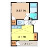 プレメゾン10内川 1DKの間取り