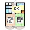 ペガサス座エニフ 2DKの間取り