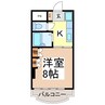 ペガサス座エニフ 1Kの間取り