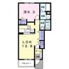 Ｓ.ＲーＥ・２ 1LDKの間取り