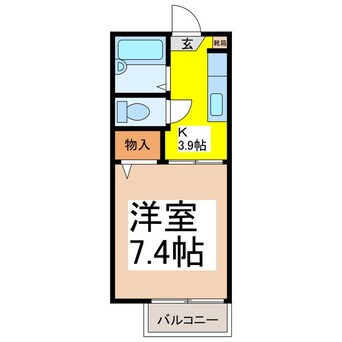 間取図 オアシスＤ