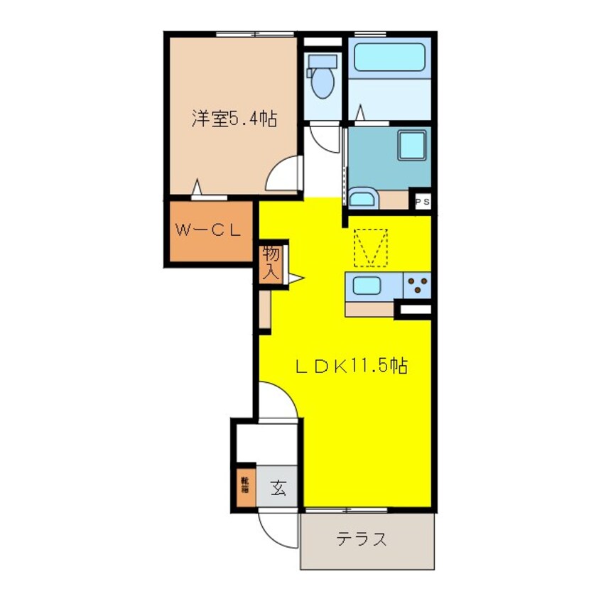 間取図 エステート中島南館