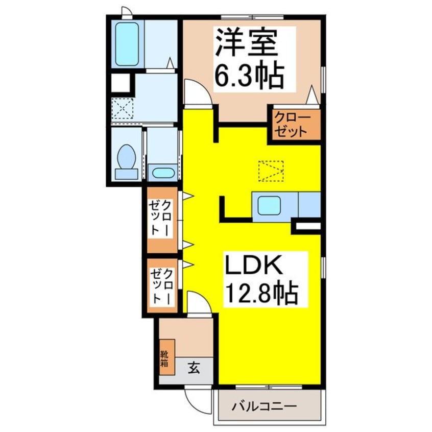 間取図 スウィート・Ｍ