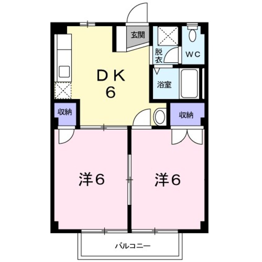 間取図 ランデックスＫ