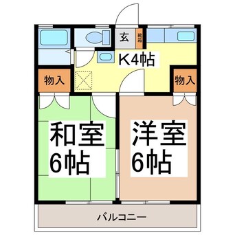 間取図 シティハイム宮浦