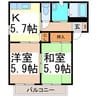 エバーグリーンＡ 2Kの間取り
