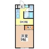 ルミネＫ 1DKの間取り