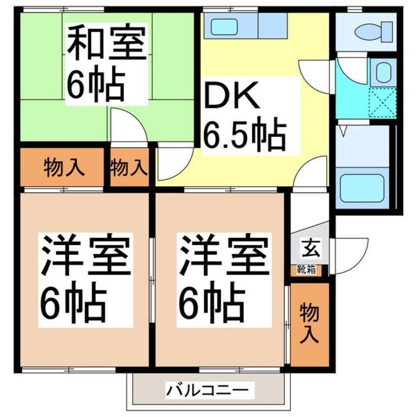 間取図 エクセル宮坂一番館