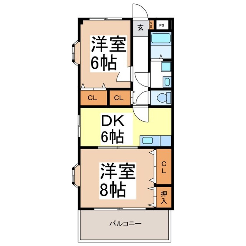 間取図 ウイング稲里