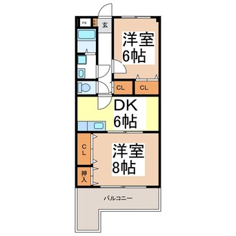 間取図 ウイング稲里